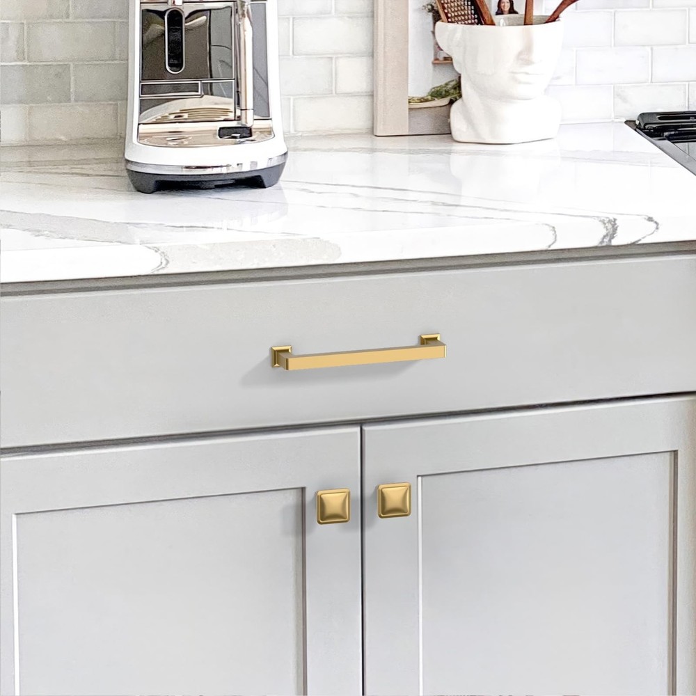 10 Pack Champagne Bronze Cabinet Knobs Kitchen Cabinet Pulls Champagne Hardwa...