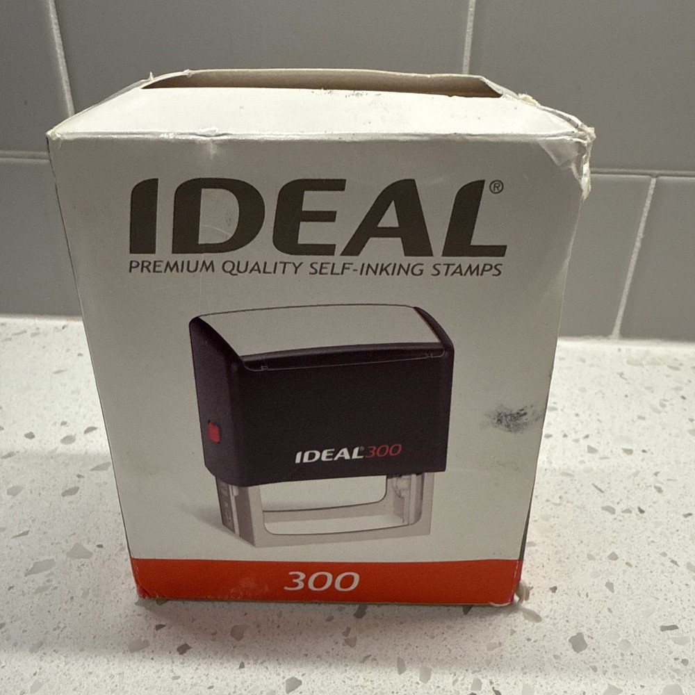 IDEAL300 Premium quality Sel-inking Notary Stamp