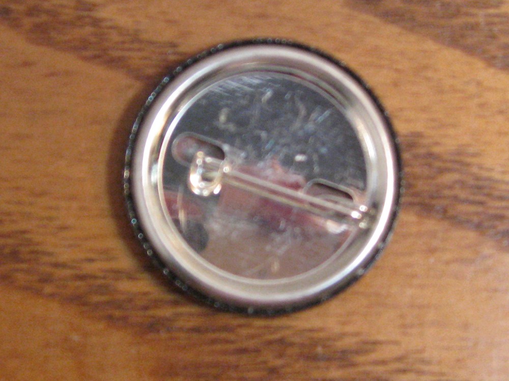 AC/DC Button - Pinback - Black w/ silver - 2006