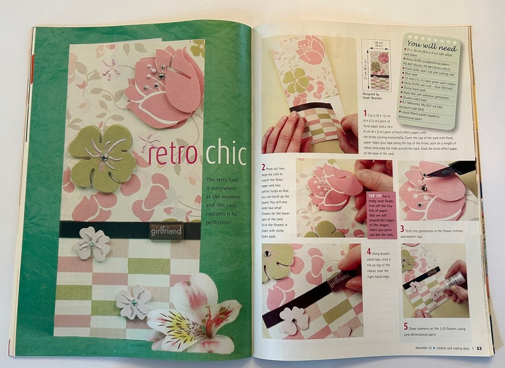 Creative Cardmaking Ideas Magazine November 2005