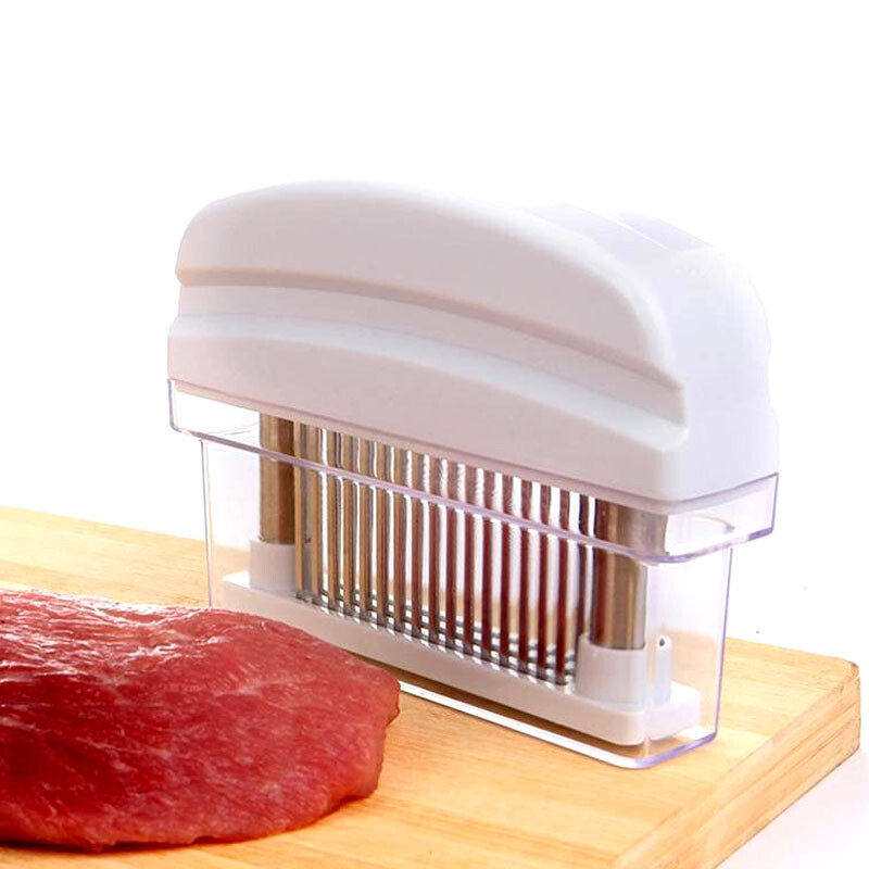 Stainless Steel Blade Meat Tenderizer for Chicken Port Beef Kitchen 48 Needles
