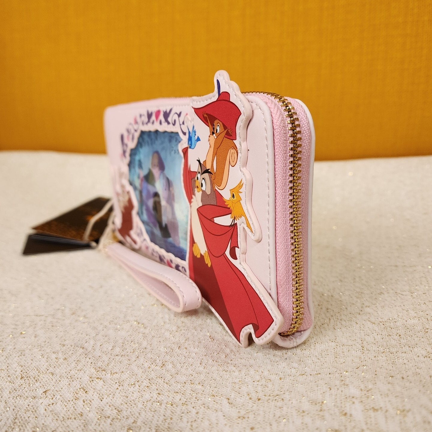 Loungefly Disney Sleeping Beauty Princess Lenticular Series Wristlet Wallet NEW