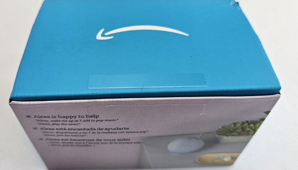 All-New Echo Dot (4th Generation) Smart Speaker with Alexa – Glacier White