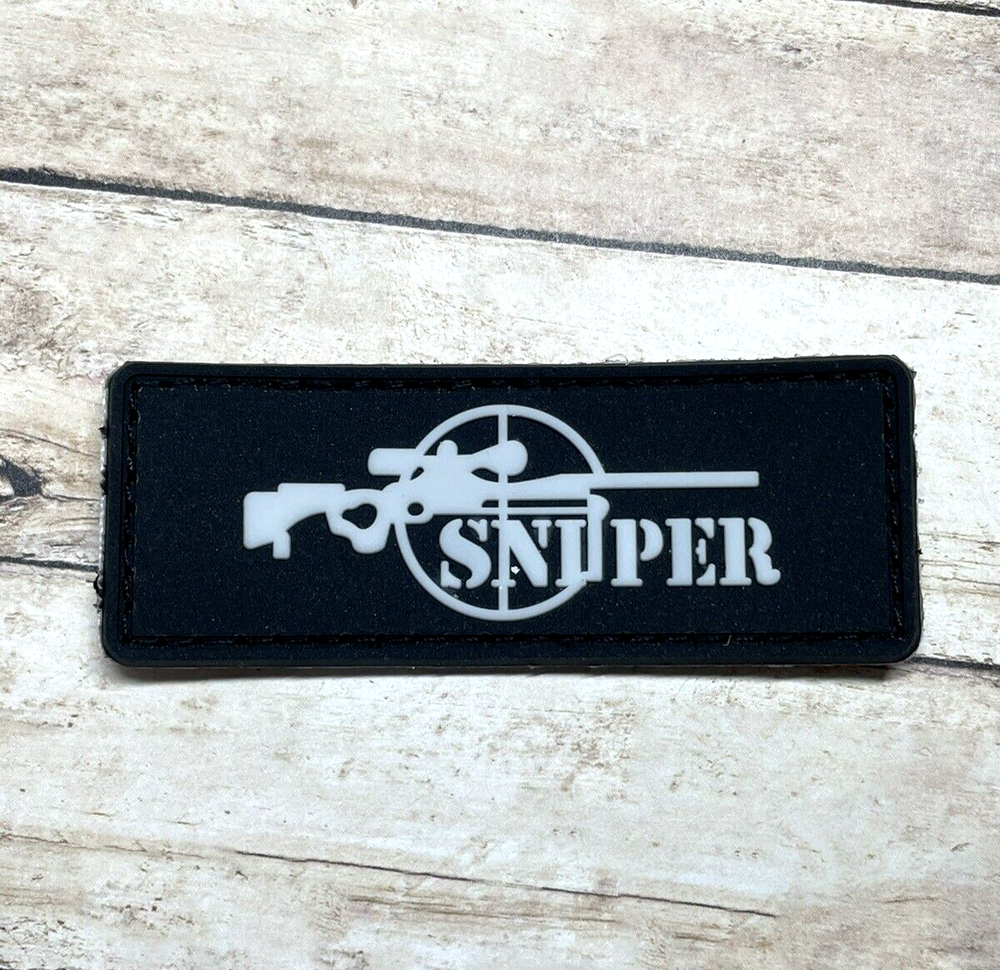 Sniper PVC Patch - Assault Sniper Rifle Scope Tactical Morale Patch - Gun Patch