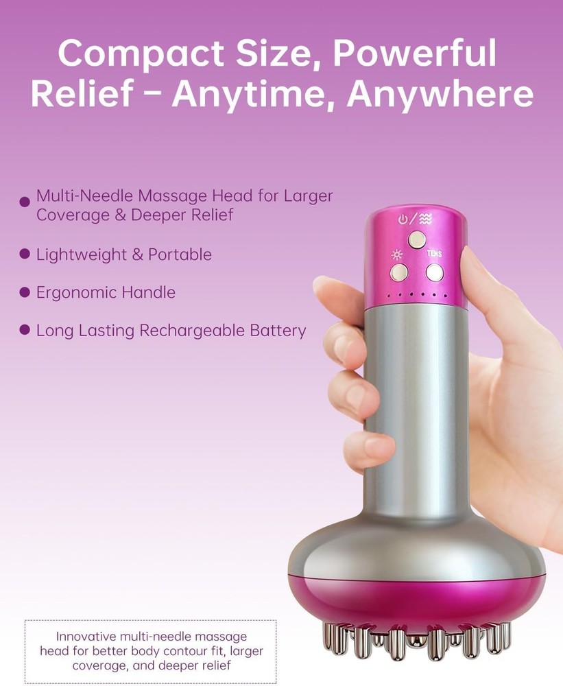 Sciatica Pain Relief Device – Deep Tissue Massager for Sciatica, Nerve,...