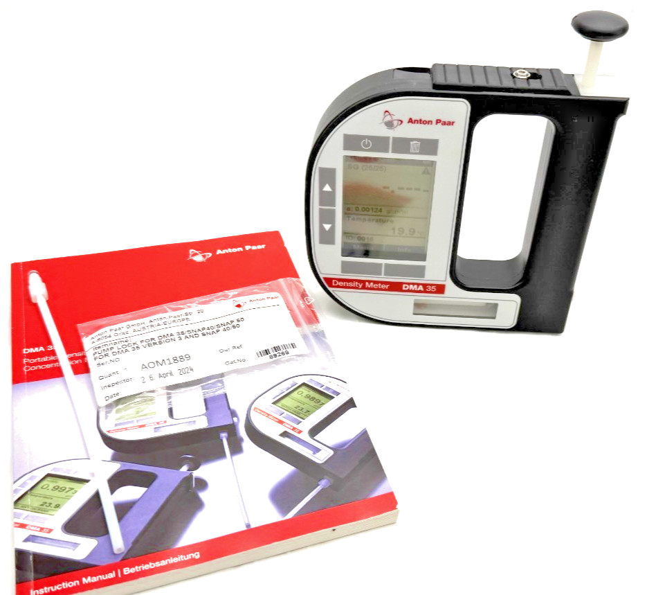 Anton Paar DMA 35 Version 3 Portable Digital Density Meter - Handheld Hydrometer