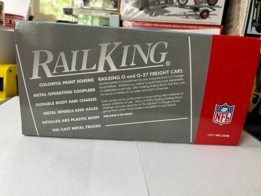 MTH RAILKING TRAINS RARE NFL CLEVELAND BROWNS O27 ORE CAR 30-75269 NEW IN BOX