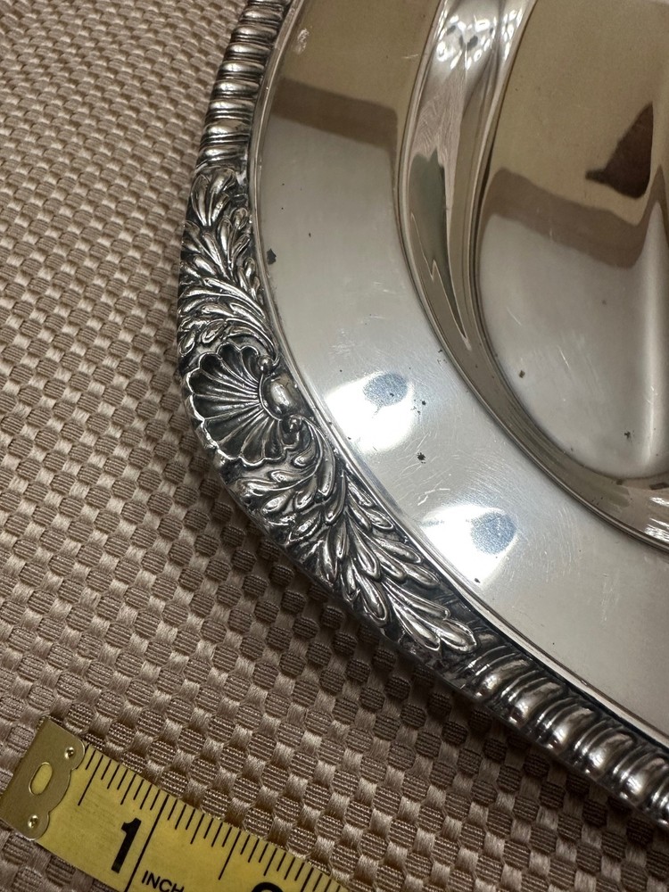 Vintage Silver plated Meat Platter with divided sections, Rogers