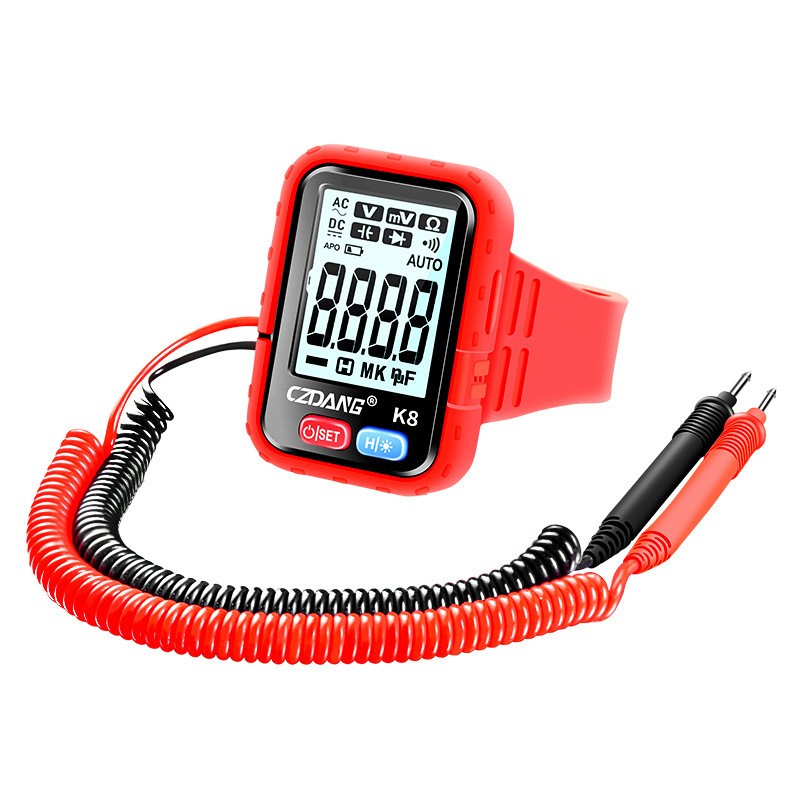 Digital Voltmeter Wrist-Mounted: Portable Multimeter for Repair/High Work