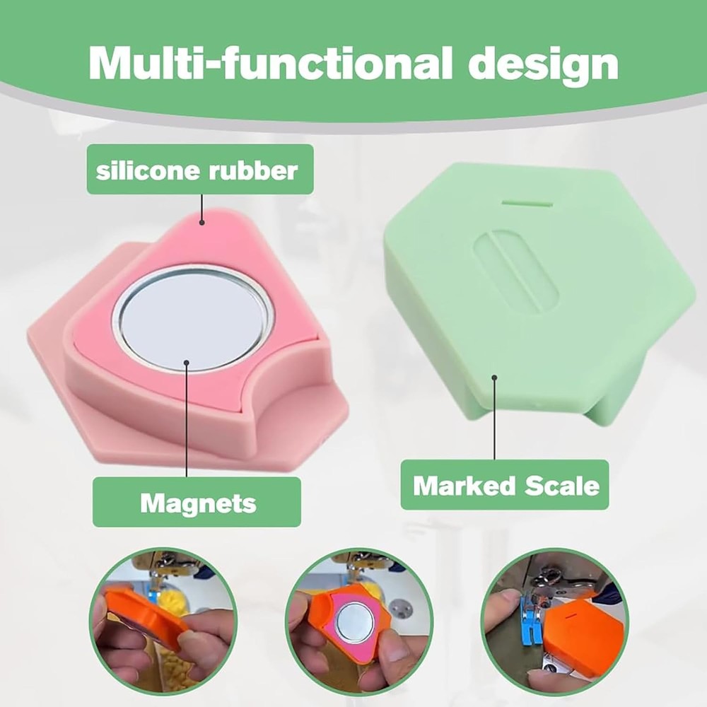 Magnetic Seam Guide for Sewing Machine Upgraded Multi-Purpose Tool Polygonal Str