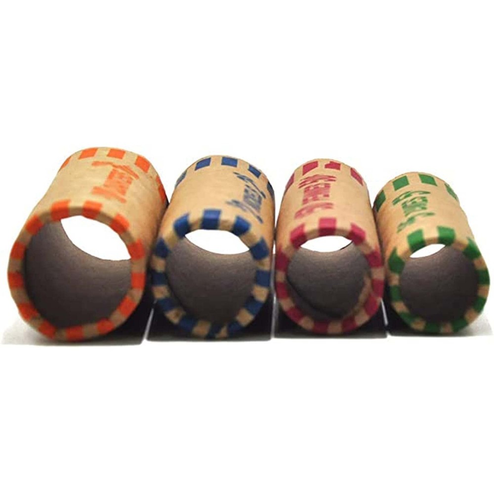 L LIKED Preformed Coin Wrappers Rolls (128 Assorted) - 128 Assorted, Assorted