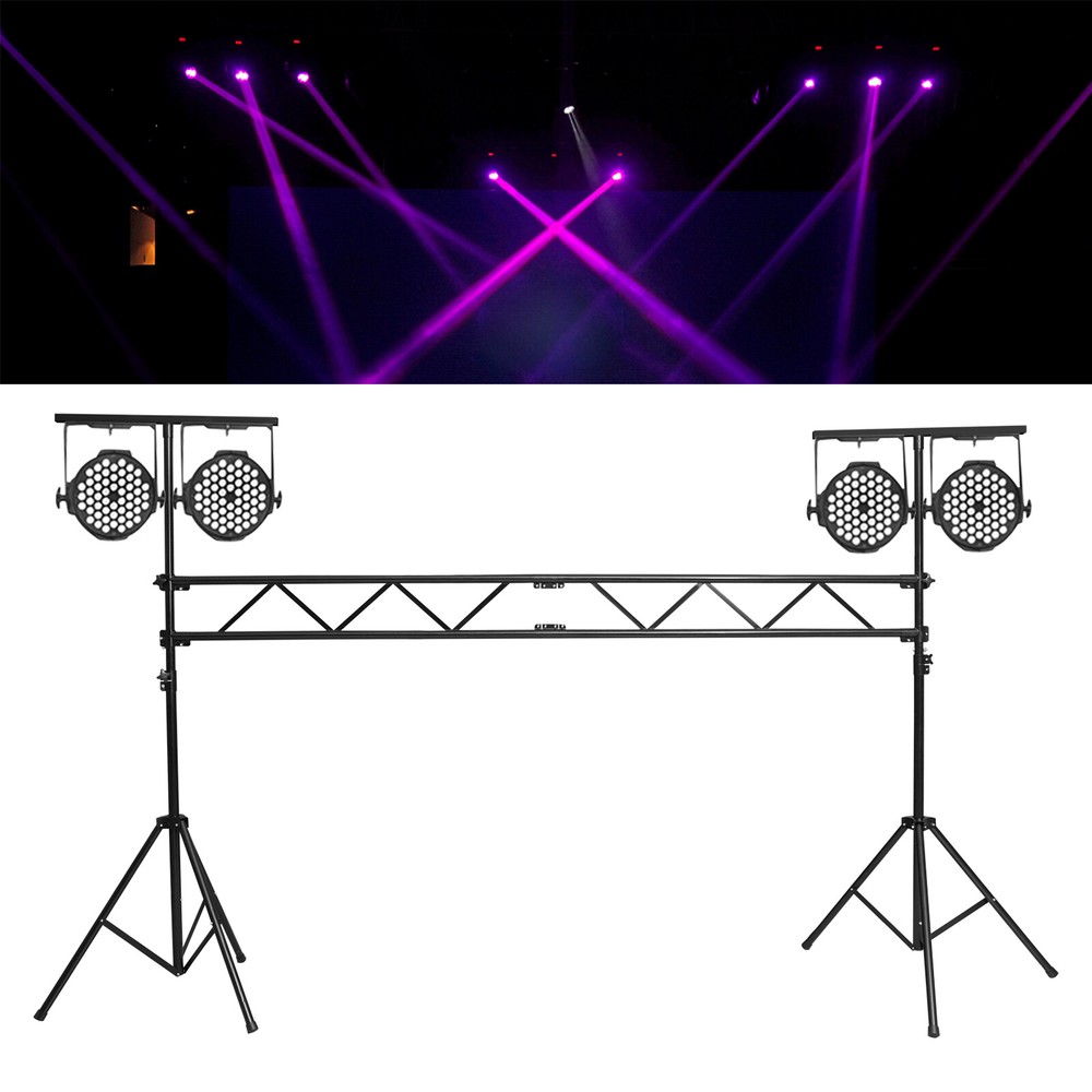 9.84FT Box Truss Light Stand System DJ Lighting Trussing Stage Mount Black