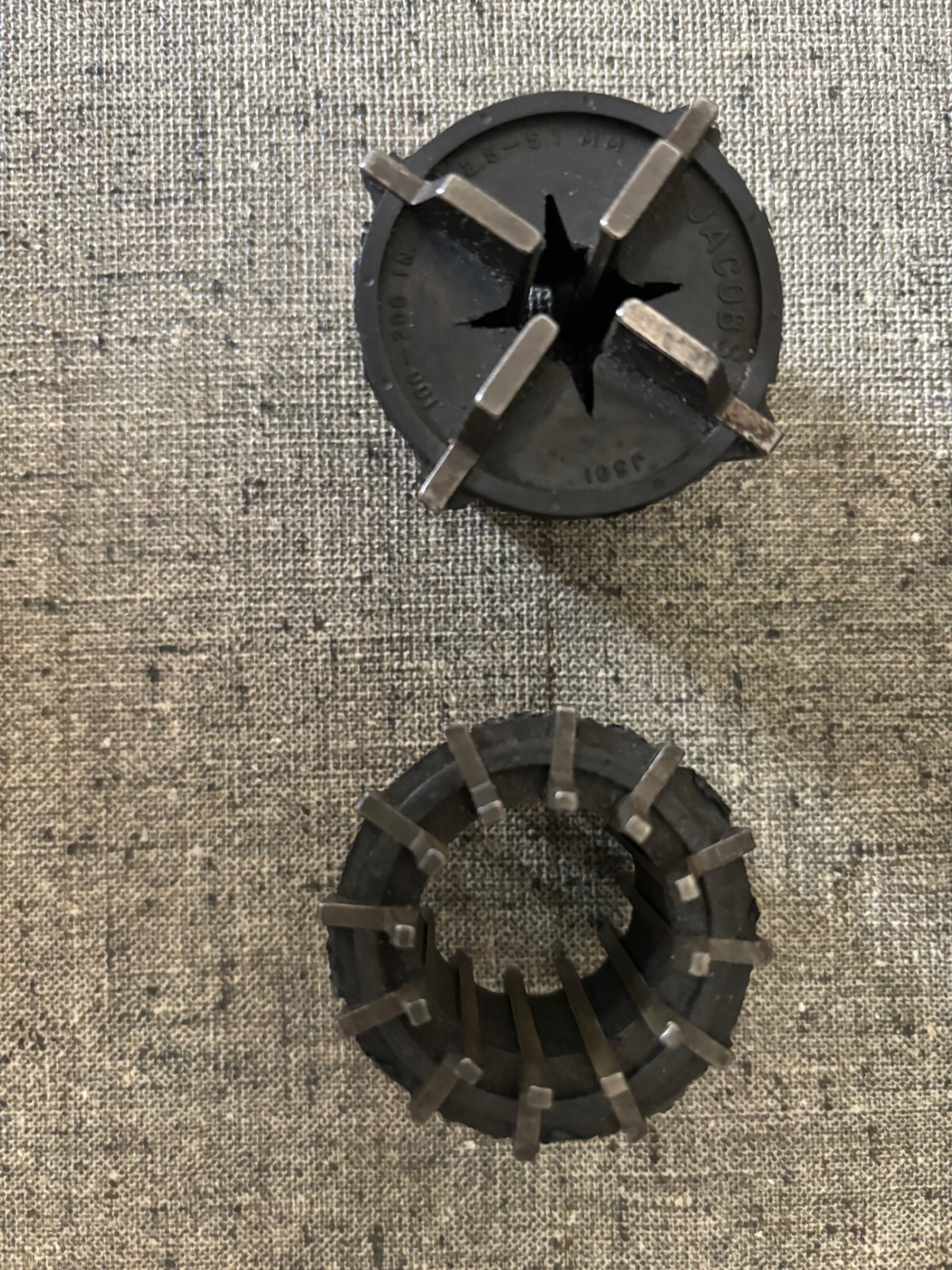 JACOBS #500 RUBBERFLEX HORIZONTAL VERTICAL INDEXING FIXTURE w/ COLLETS