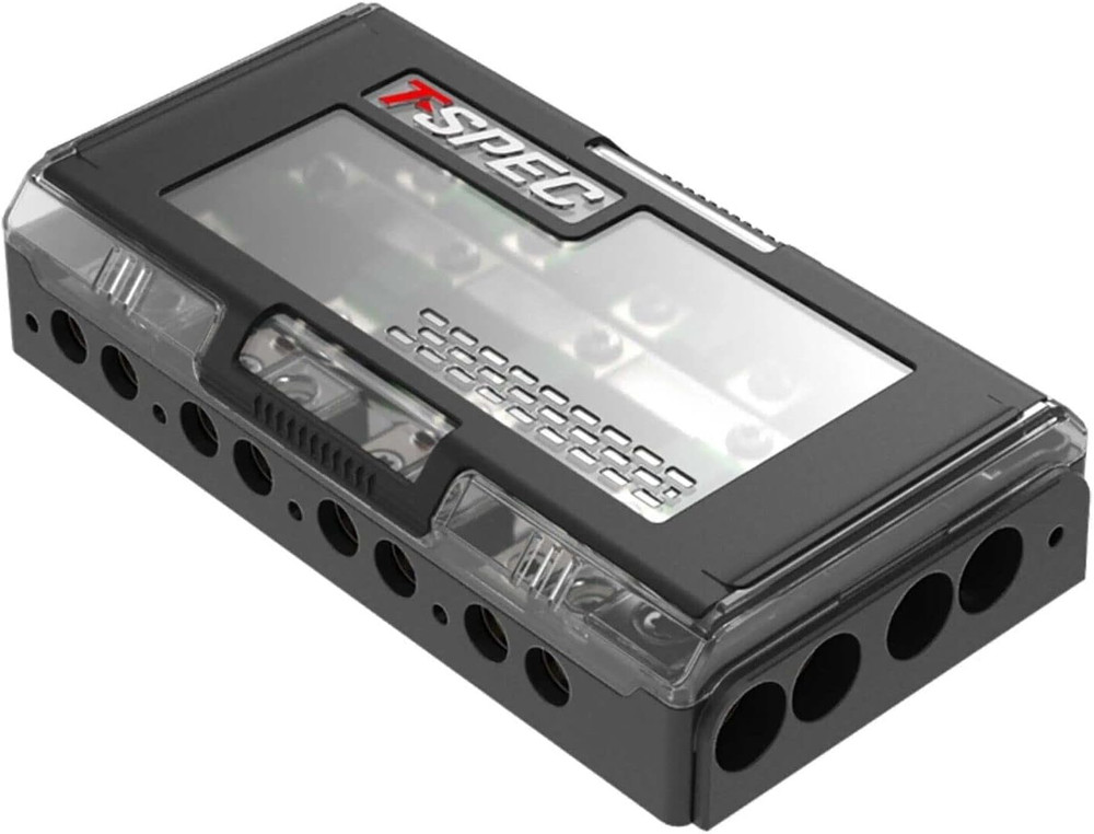 Distribution Block Dual Input 4-Way Power + Ground