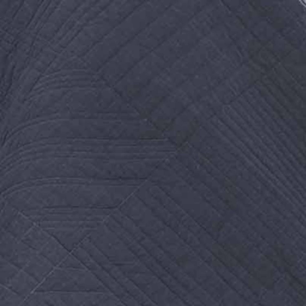 Queen Quilt Set Reversible Cotton Blend Bedding W/ Lightweight Feel Solid 3
