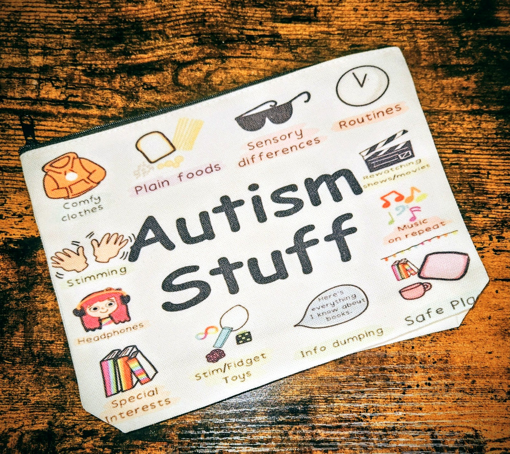 Autism Awareness Medication & Cosmetic Bag