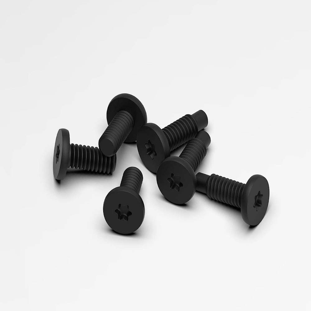 Doorbell Screws, Replacement Various lengths, Security Torx head, BLACK