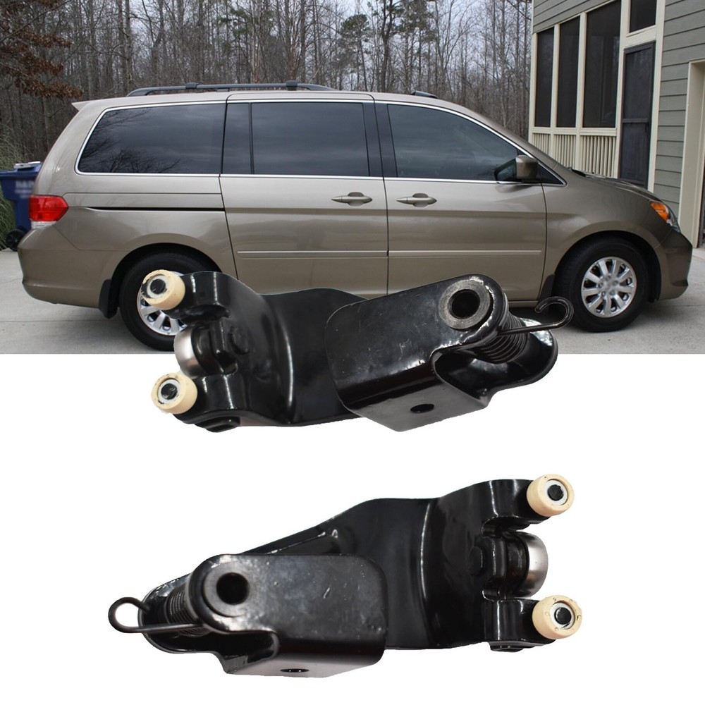 TJHSM 2Pcs Left Right Sliding Door Rollers Hinge Assembly Black Replacement...