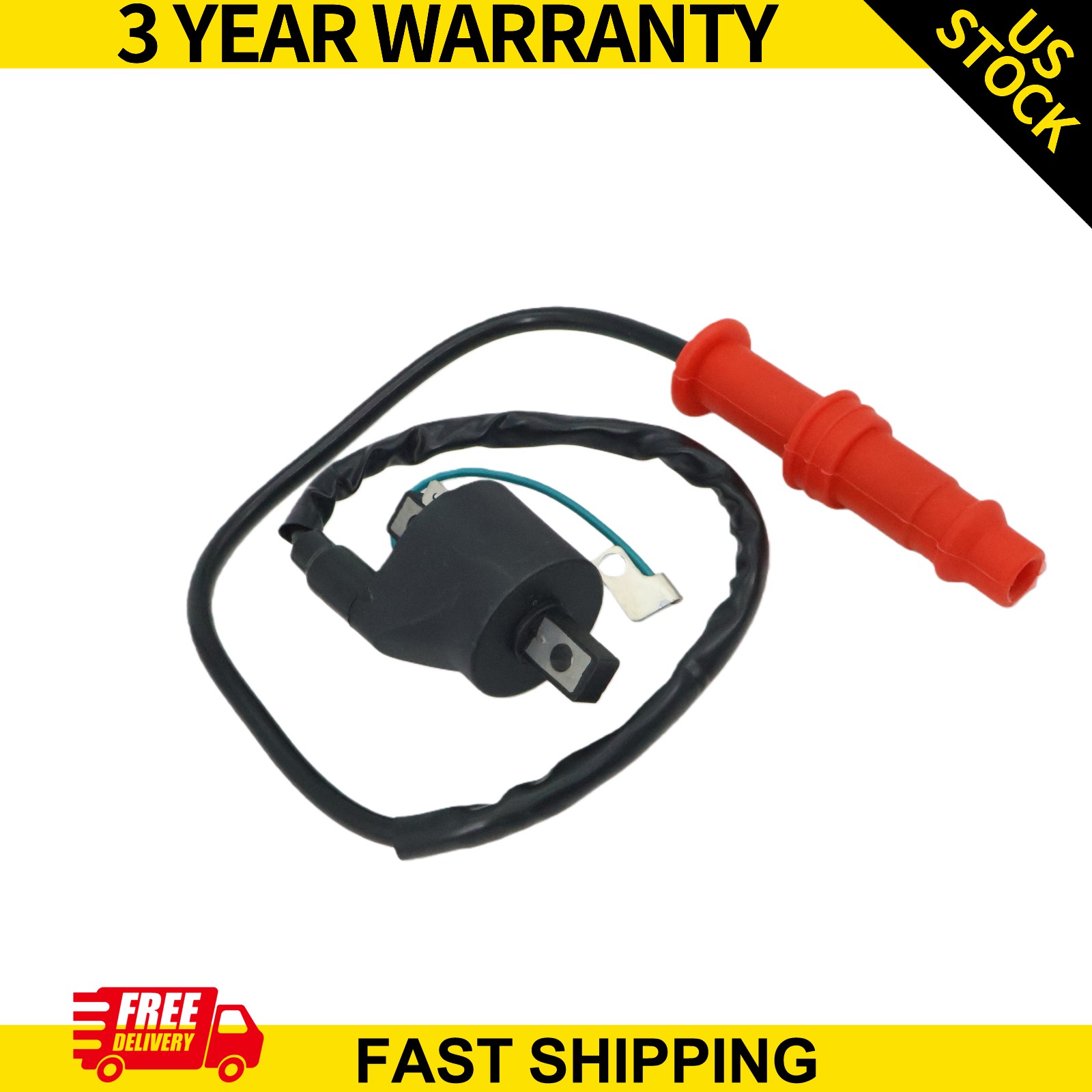 Ignition Coil Spark Plug Lead Cap For Polaris Sportsman 500 HO RSE 1996-2004