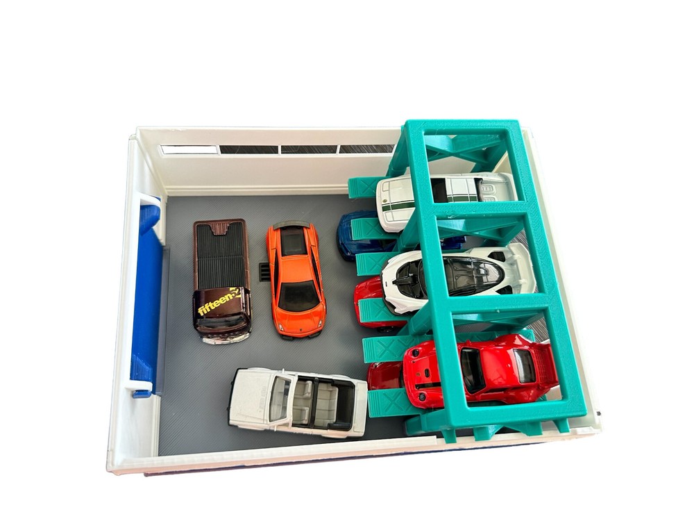 3D Printed Warehouse Diorama 1/64 Scale