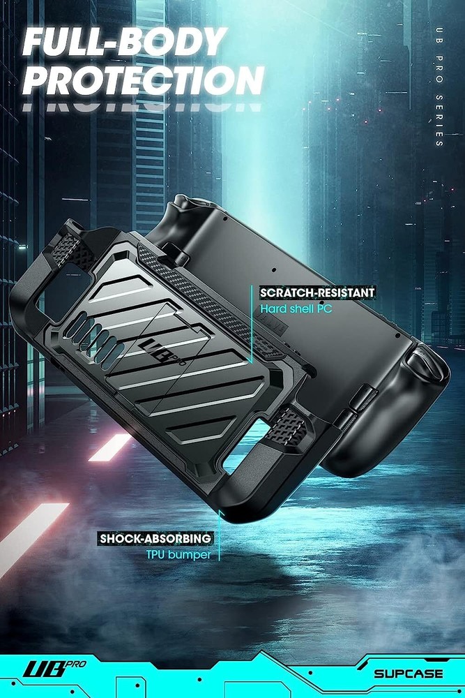SUPCASE for Steam Deck OLED Drop Protection Case Kickstand Shockproof Cover