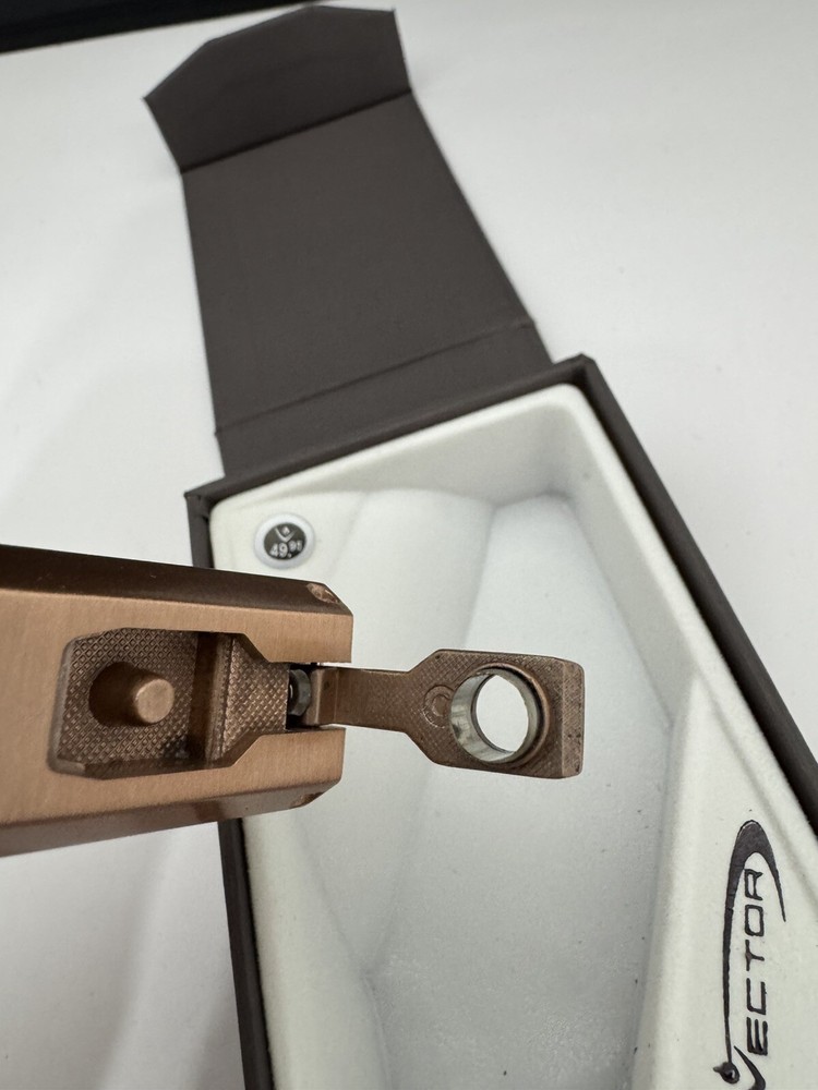 Vector Caliper - Single Large Jet Flame Torch Lighter - Copper - New