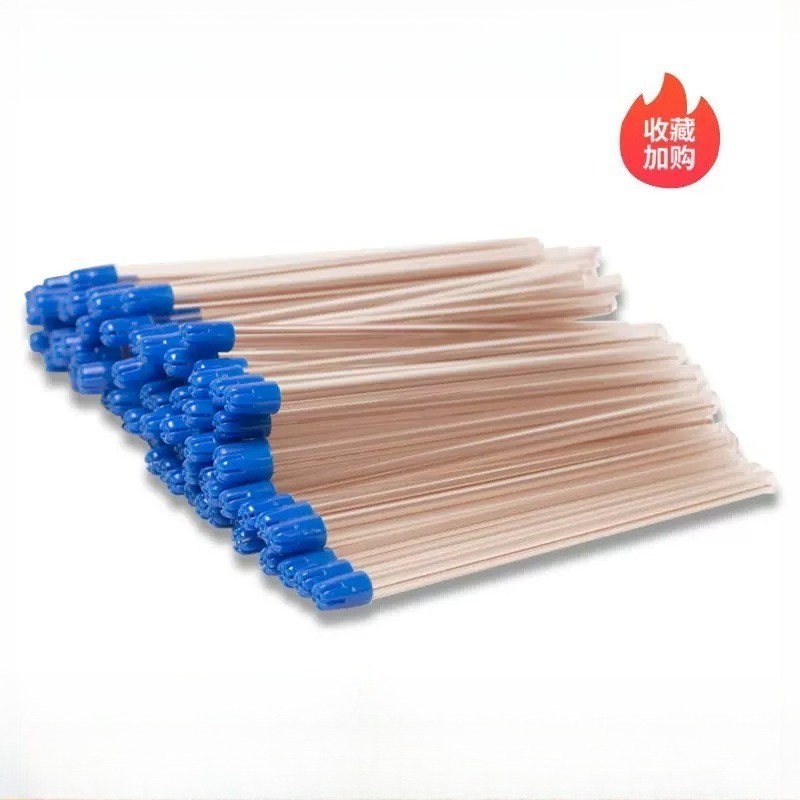 100 牙科唾液喷射器 清晰/蓝色 吸入头 一次性-