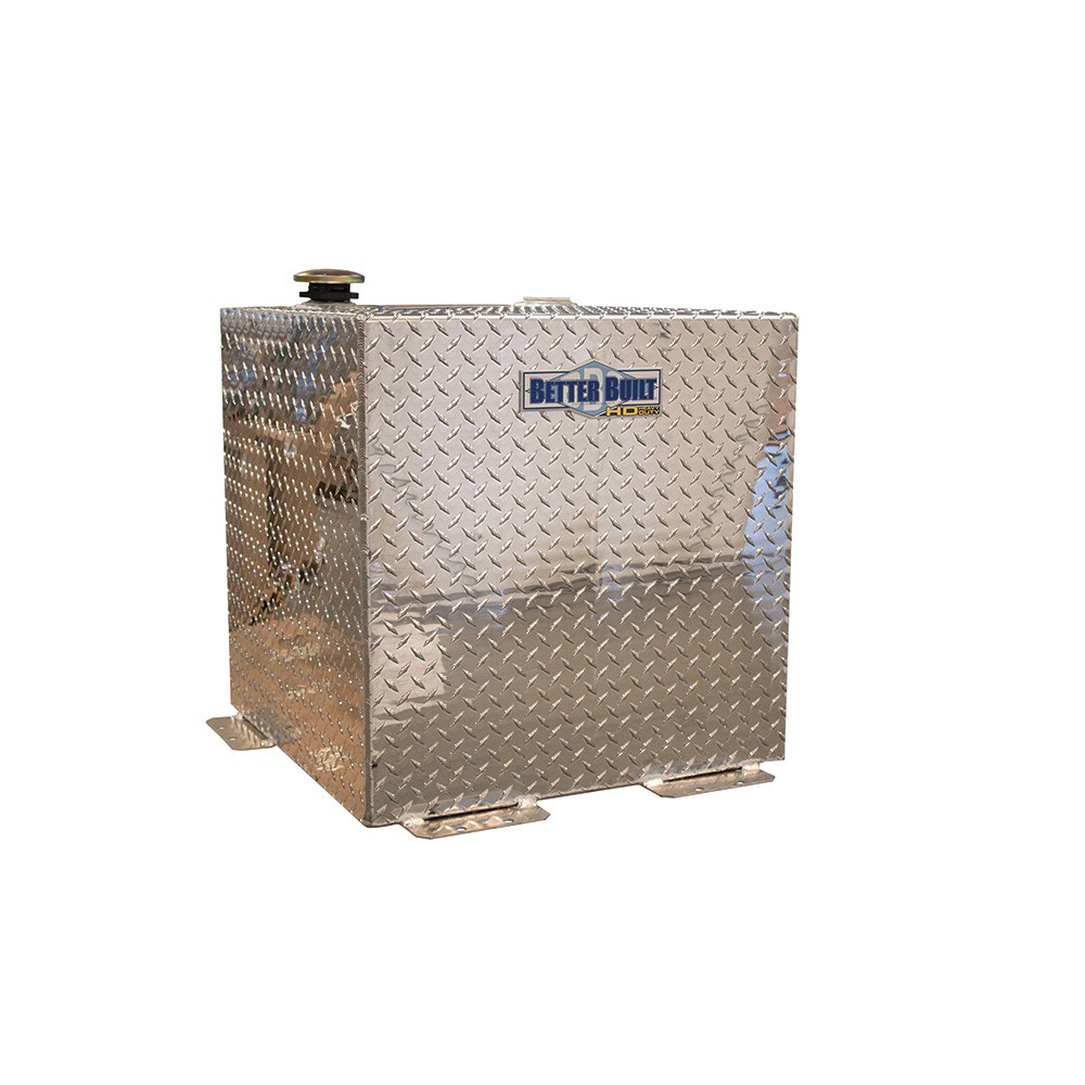 Better Built 37024152 50 Gallon Square Aluminum Transfer Tank Brite