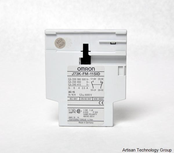 OMRON J73K-FM-11SID Auxilary Contact Module