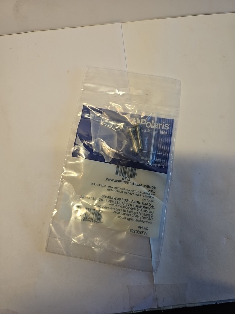 Polaris C76 Screw Axle Feed Pipe WMS