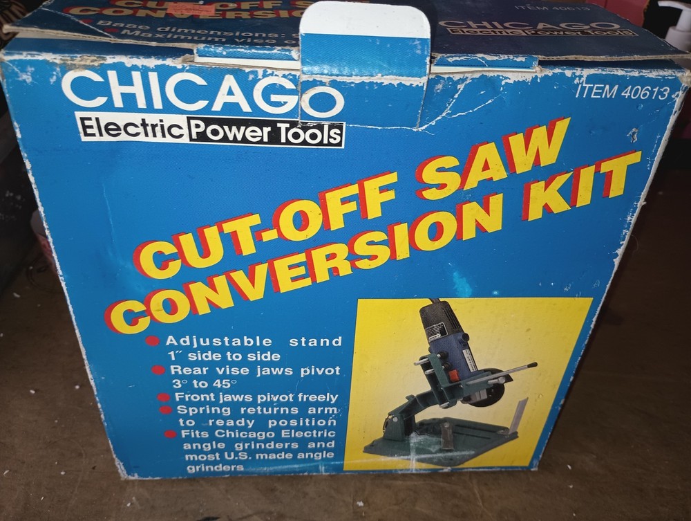 Cutting Stand For 4 Inch Angle Grinders, Cut Off Saw Conversion Kit