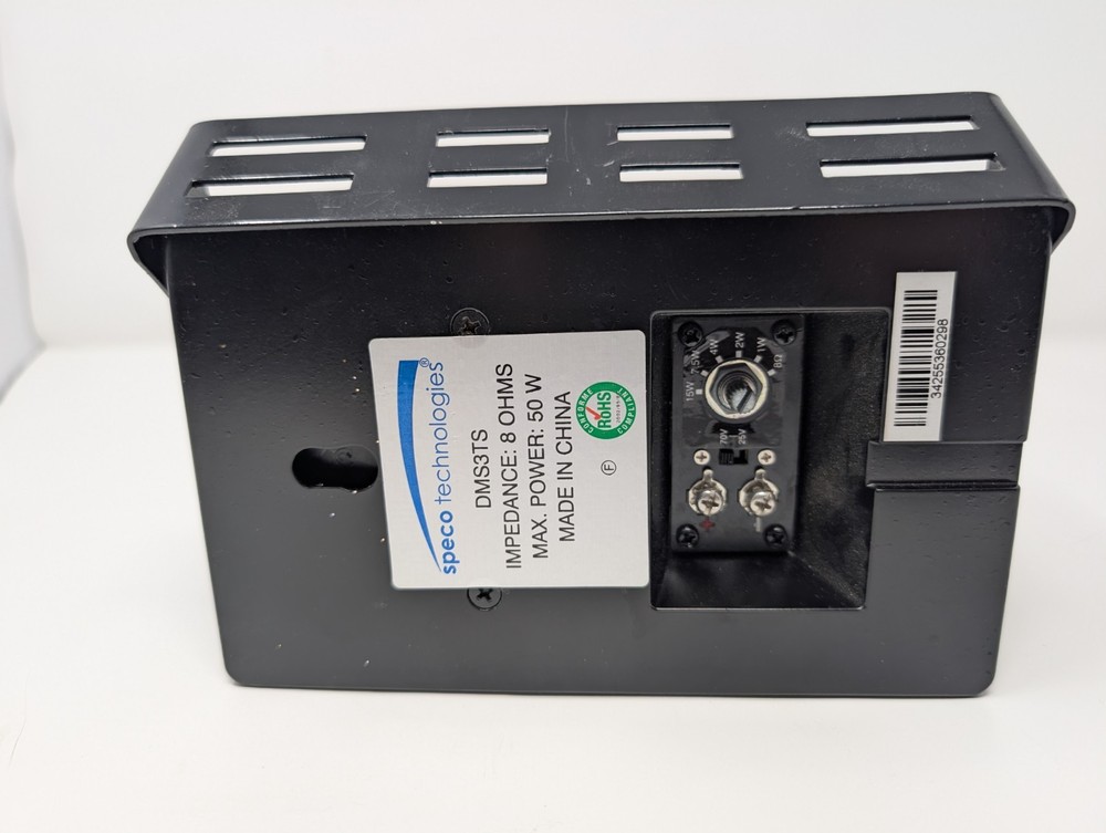 Speco DMS3TS Mini 3-Way Speaker System (Black)