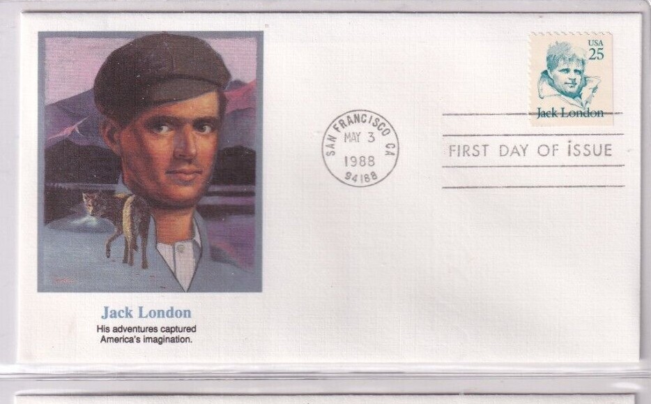 John London Stamp First Day Issue May 3, 1988