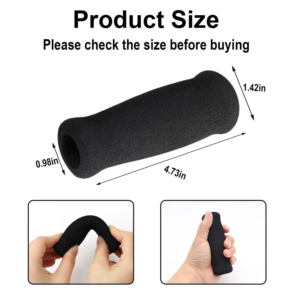 4Pcs Cane Replacement Hand Grip Replacement Walking Cane Hand Grip Walking Ca...