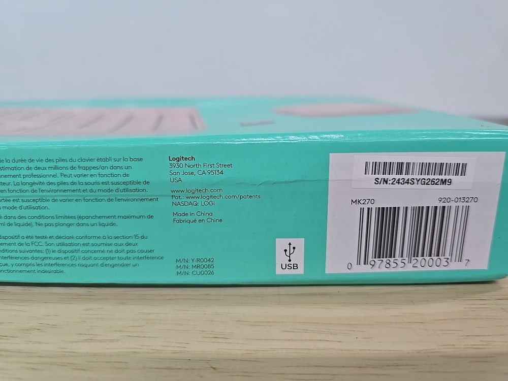 MK270 Wireless Keyboard and Mouse Combo for Windows 2.4 GHz Wireless Compact