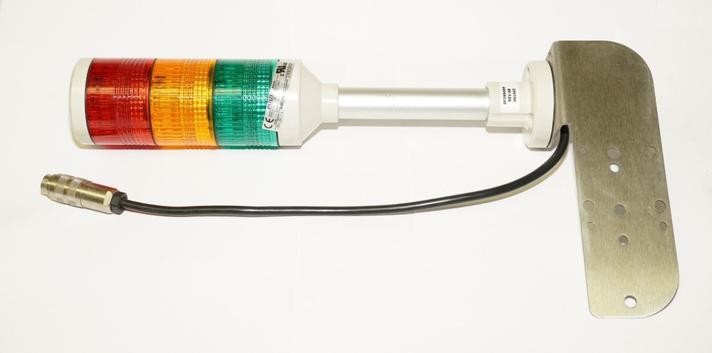 Patlite LMS-02 Stack Light - Green, Yellow, Red with Stainless Mount - 24V