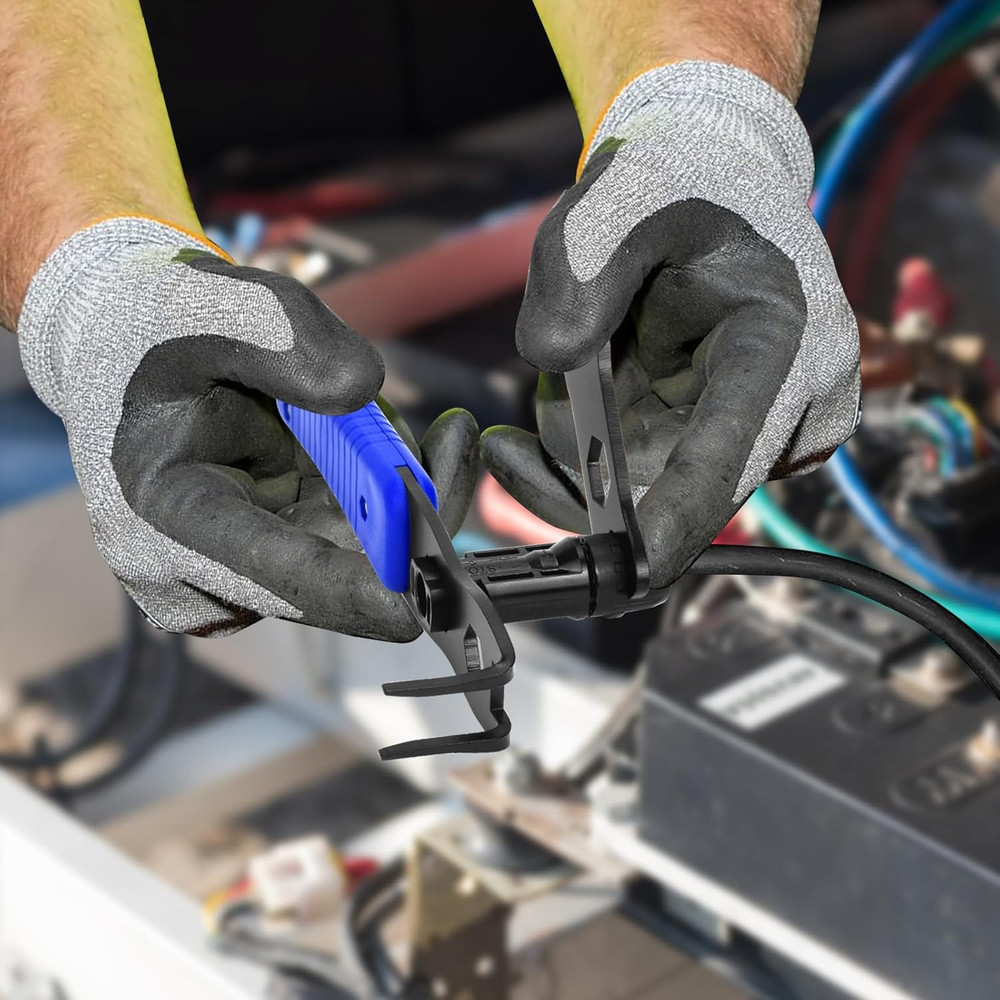 Mc4 Disconnect Tool, Solar Serpent 5-In-1 Multipurpose Solar Connector Tool