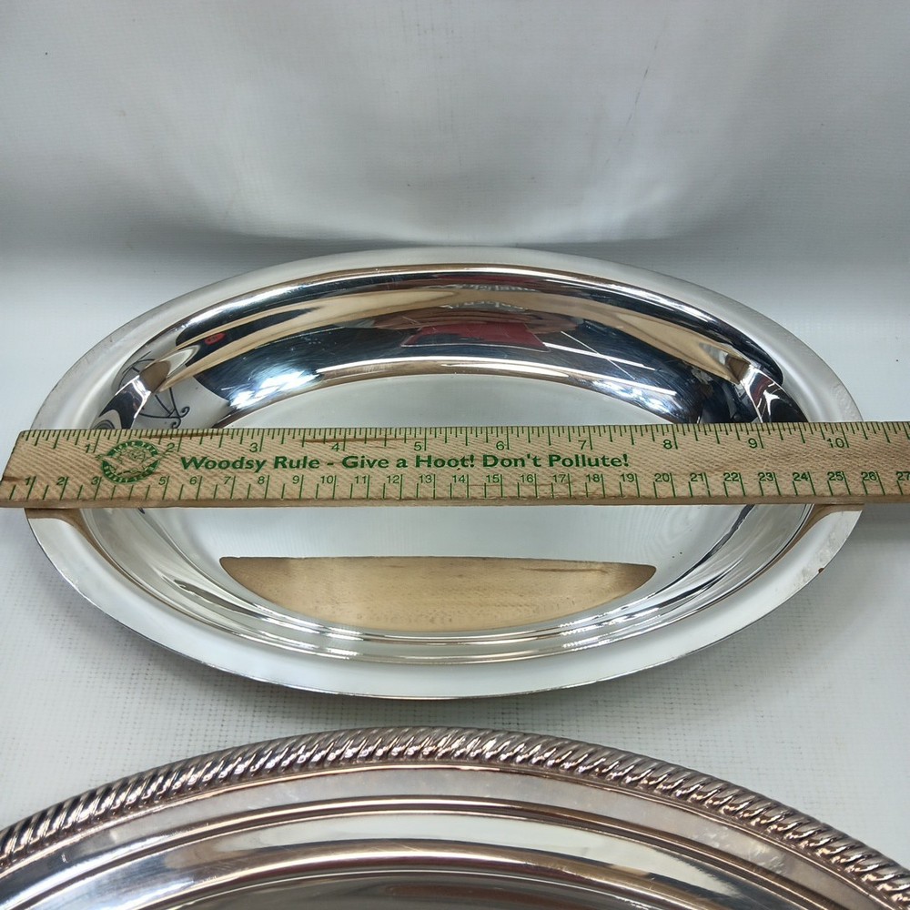 International Silver Castleton Silverplate Covered Vegetable Dish #4812