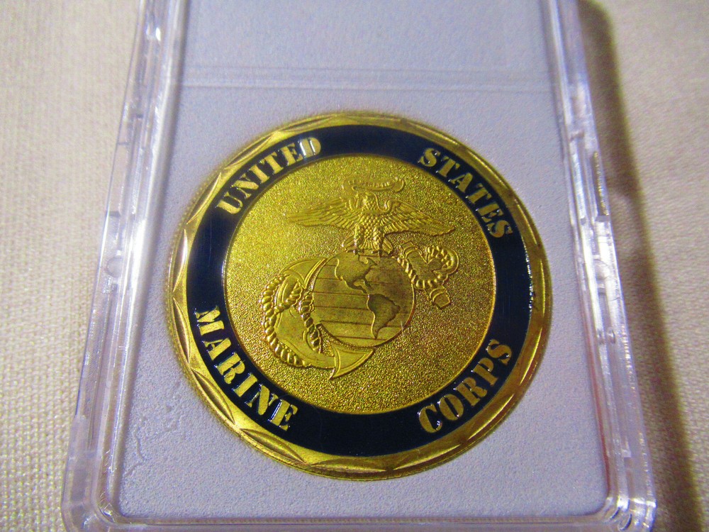 US MARINE CORPS - 14th MARINE REGIMENT Challenge Coin