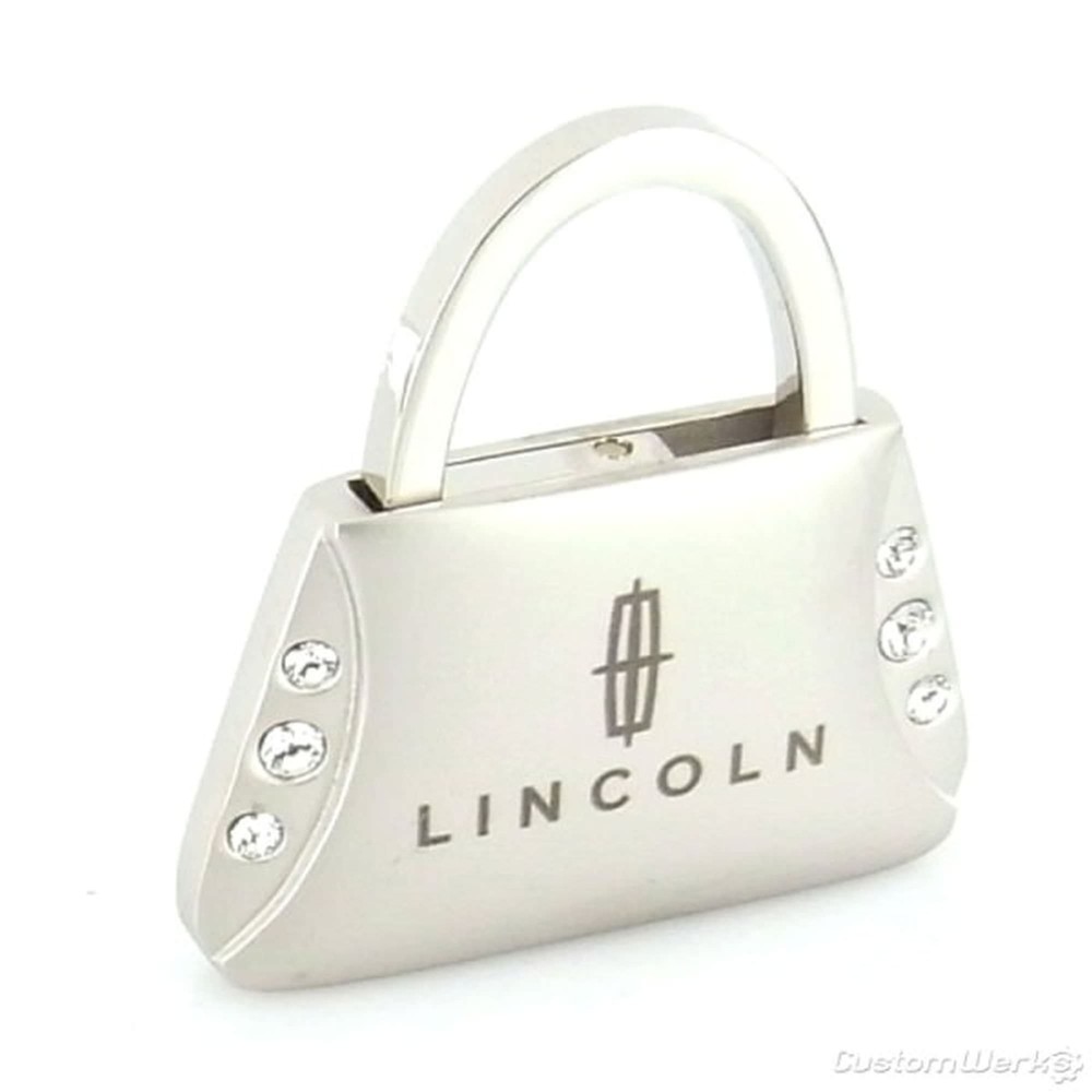 Lincoln Purse Shape Keychain (Chrome)