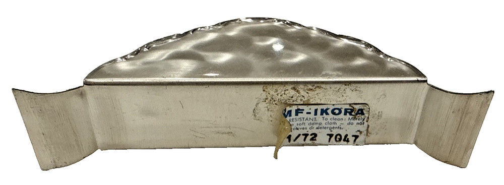 WMF Ikora Silver Plate Napkin Holder - Made in Germany MCM Vintage 5" Long