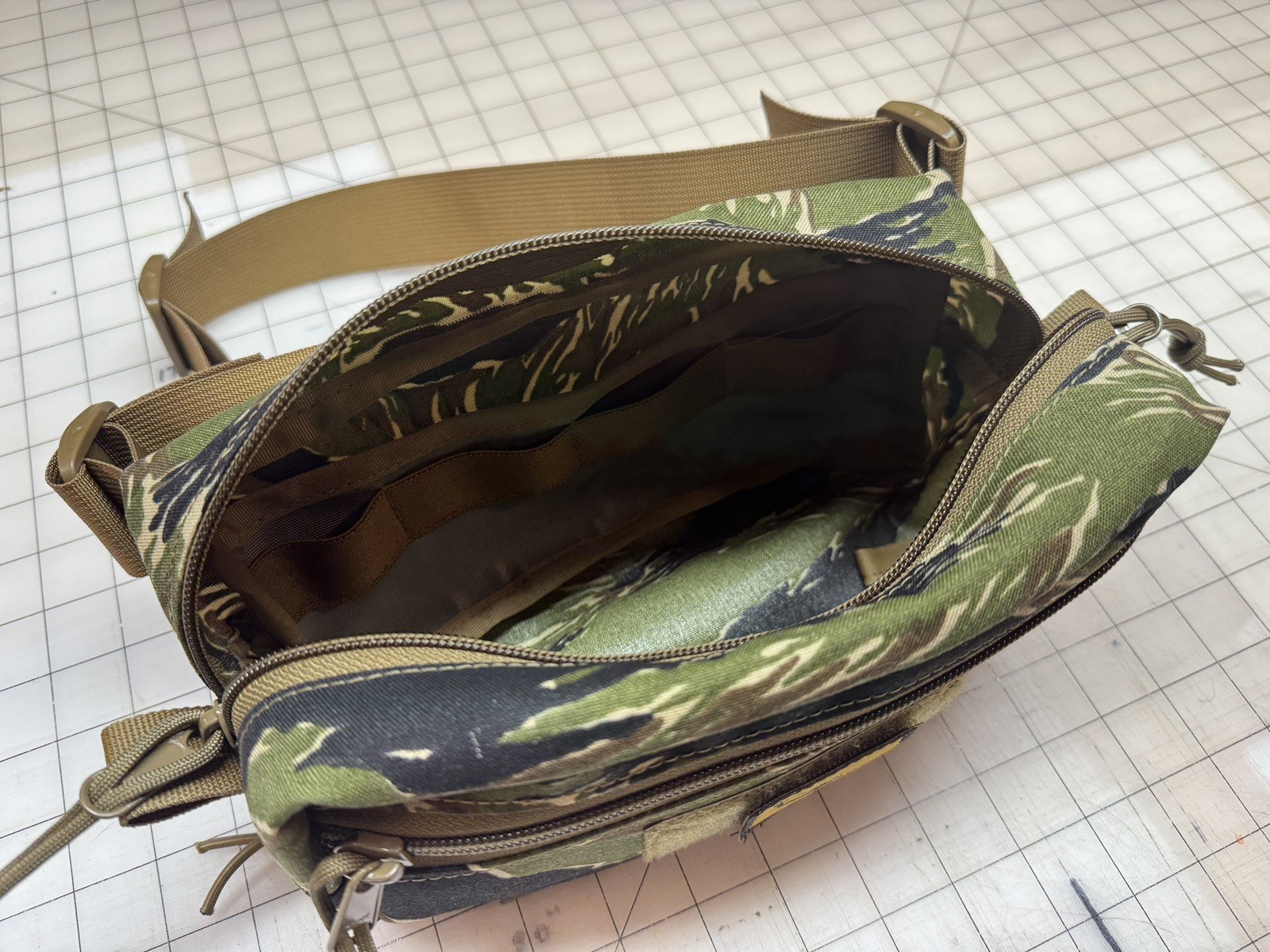 Eight Ball Gear Vietnam Tiger Stripe waist pouch / fanny pack / sling pack