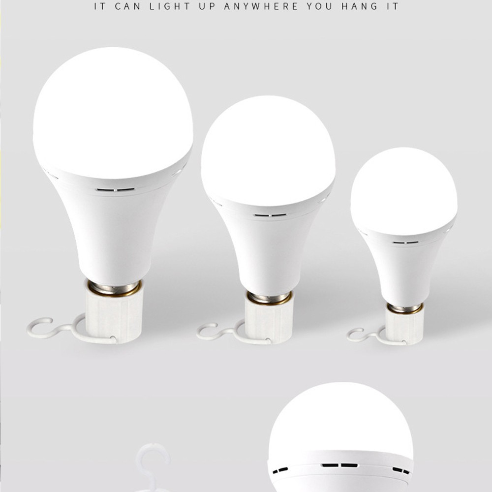 4 Pack Rechargeable LED Emergency Bulb 4-6 Hours for Power Failure F2