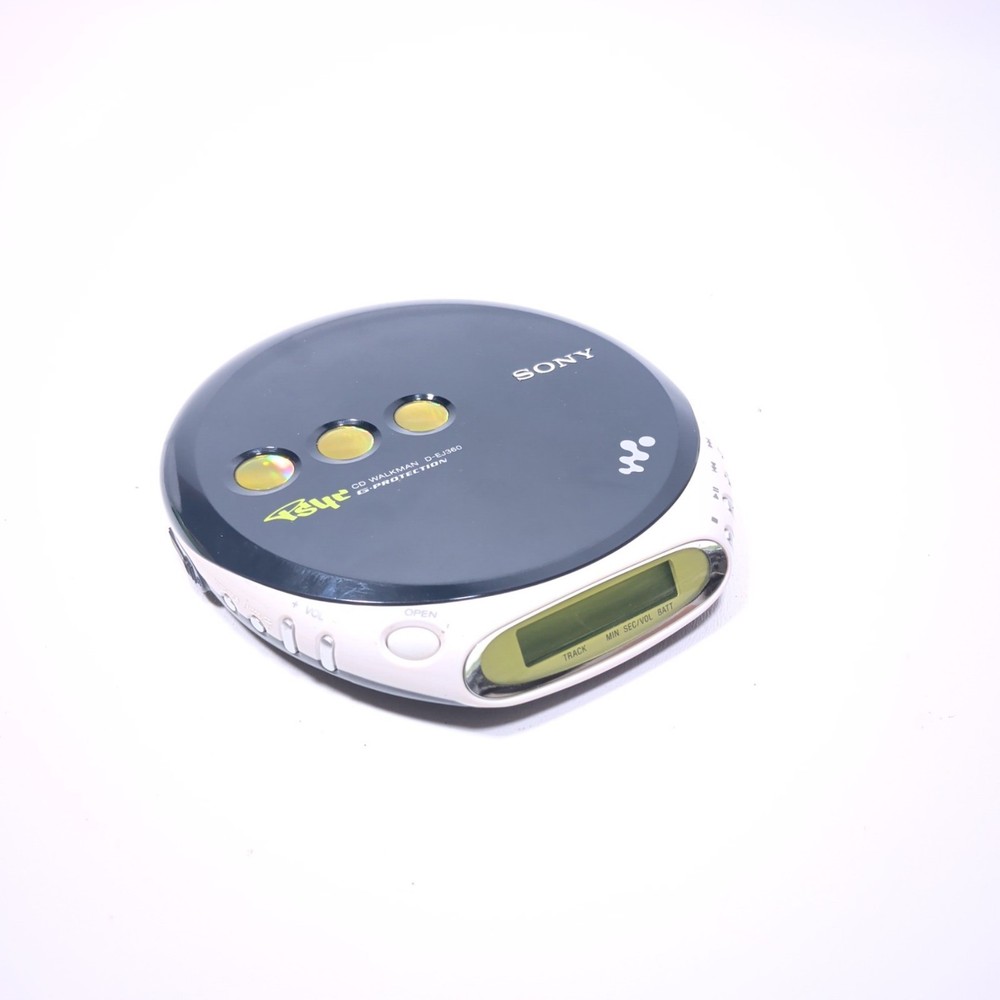 Sony CD Walkman D-EJ360 Portable Disc Player – Blue – Tested Working