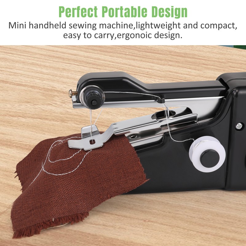 1Set New Cordless Handheld Mini Sewing Machine Portable Fast Simple Operation