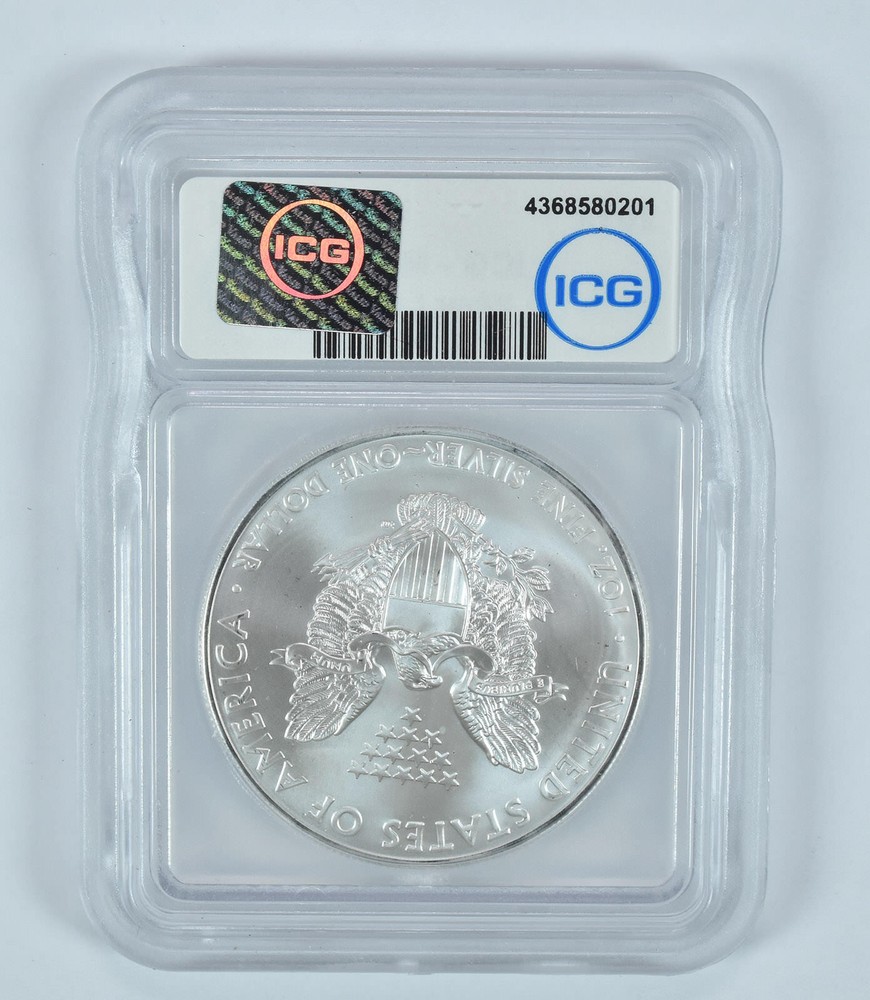 2013 American Silver Eagle MS70 ICG