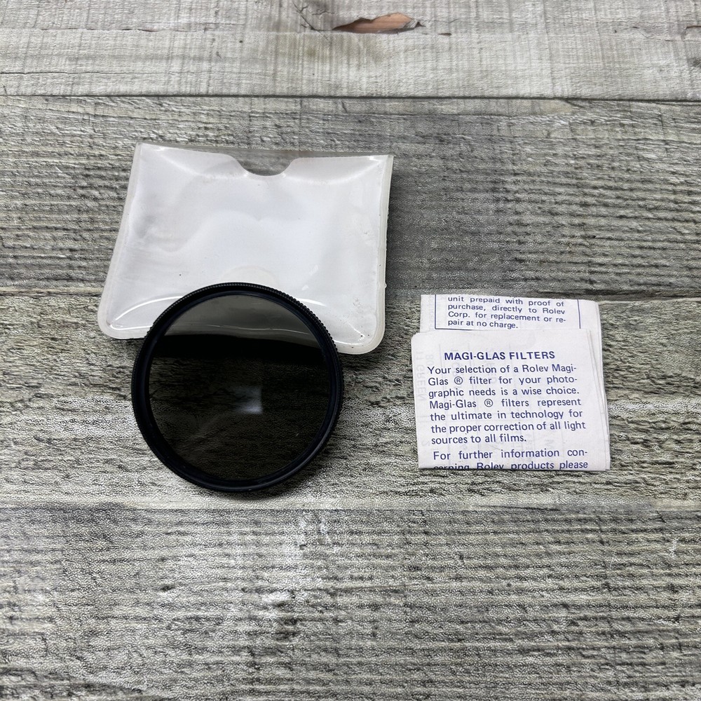 Rolev 55mm Magi-Pol Threaded Filter With Plastic Case