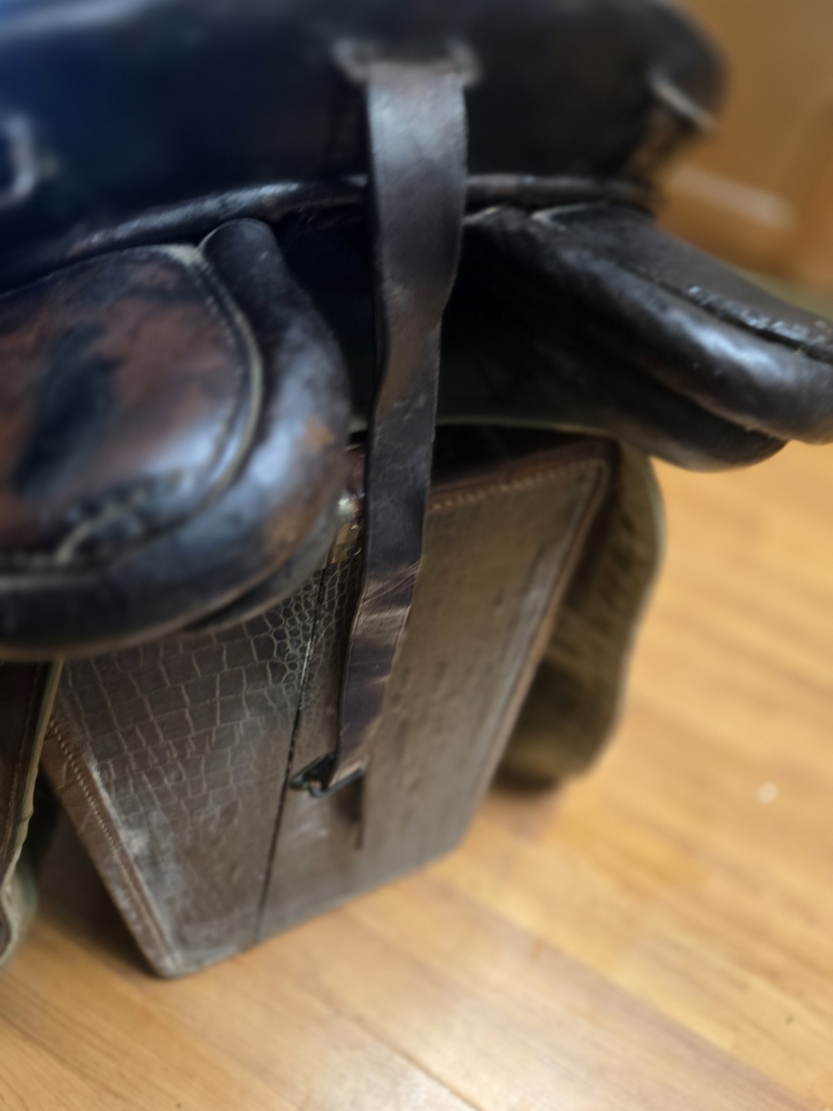 US Cavalry Training Saddle With Straps