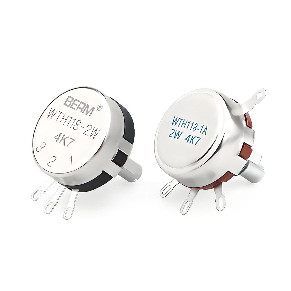 Linear Potentiometer Single Turn Mono Variable Resistor Panel Mount 1k to 470k