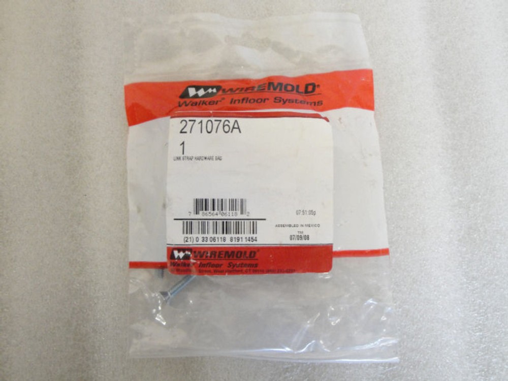 NEW WIREMOLD 271076A LINK STRAP HARDWARE BAG